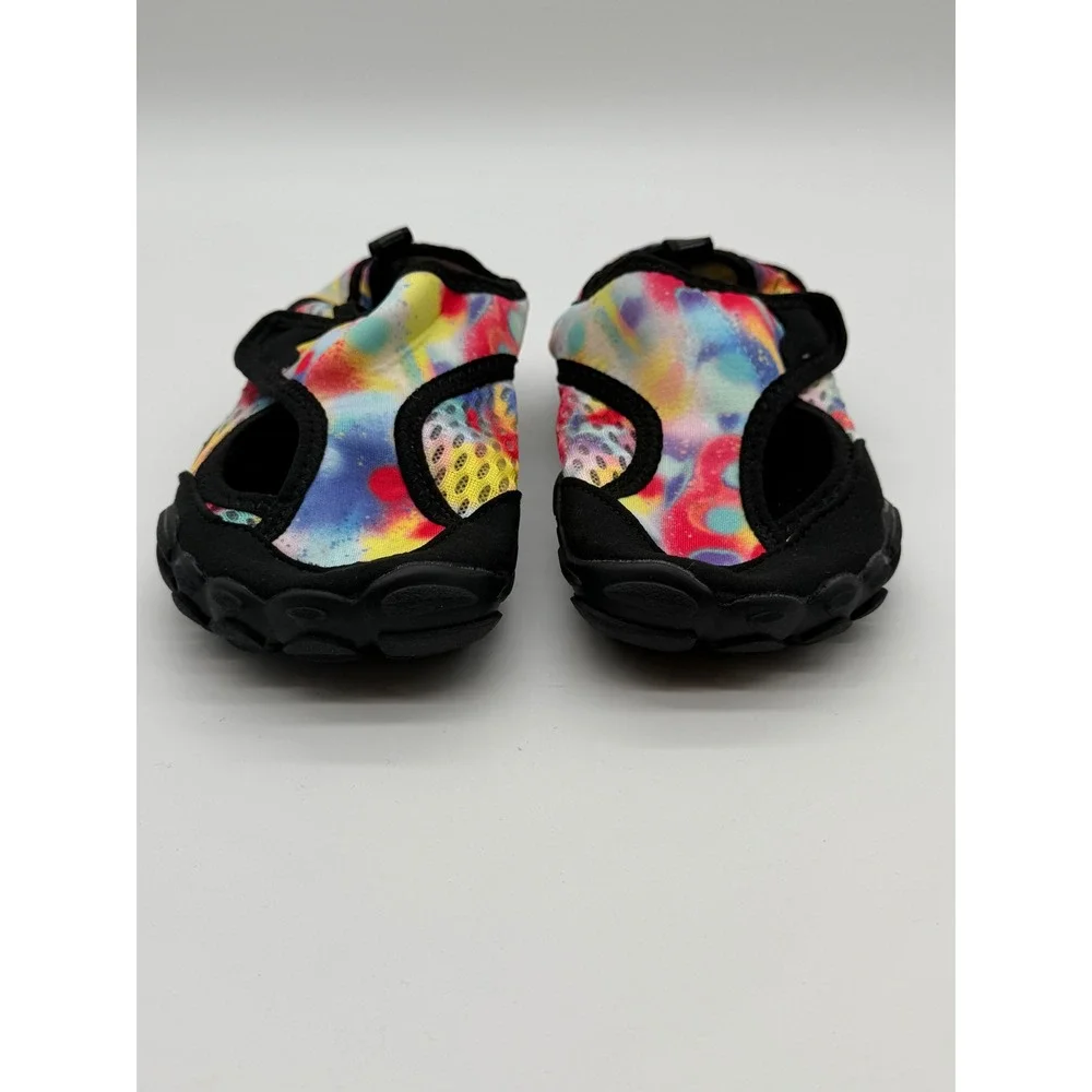 Kids Tie Dye Water Shoes Aqua Socks Slip On Beach Pool Swim Shoes Multicolor 13
